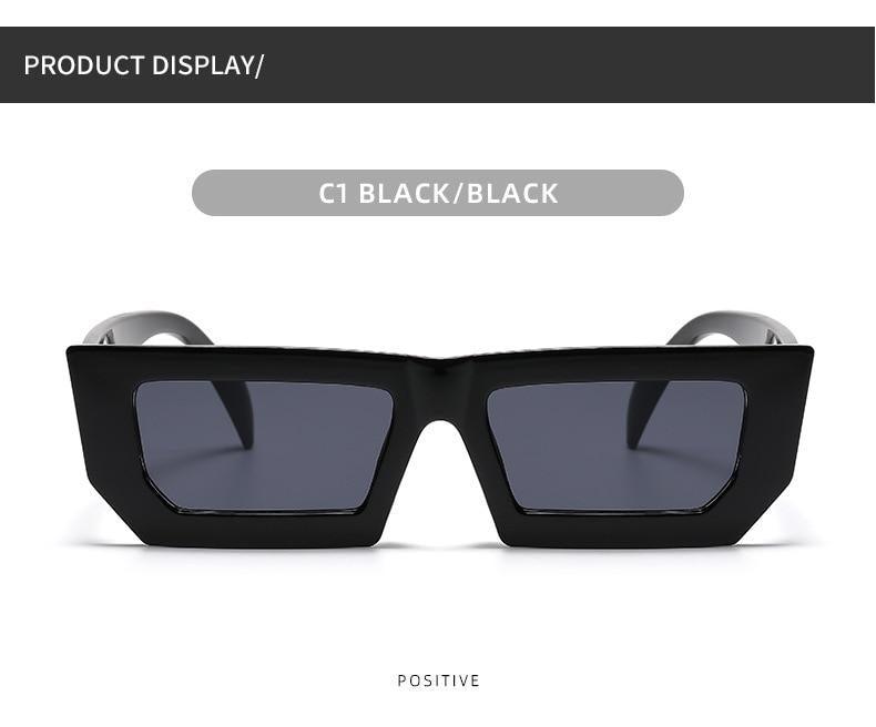 Classic Retro Rectangular Shape Sunglasses for Women