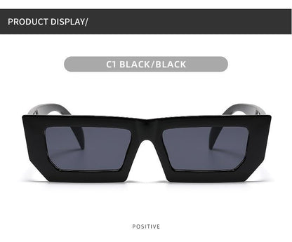 Classic Retro Rectangular Shape Sunglasses for Women