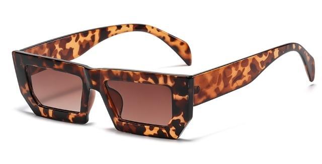 Classic Retro Rectangular Shape Sunglasses for Women