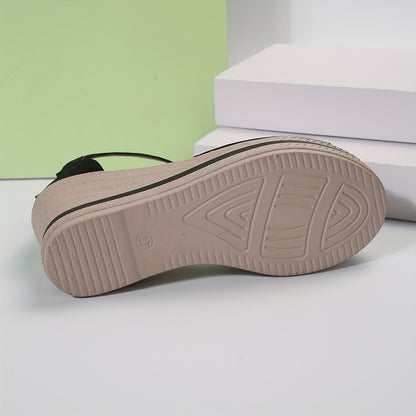 Women’s Wedge Sandals with Zipper