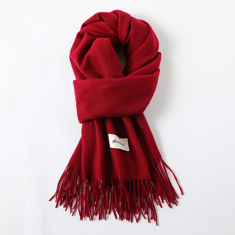 Soft Cashmere-Blend Scarf – Elegant Travel Essential - The Dock Drop