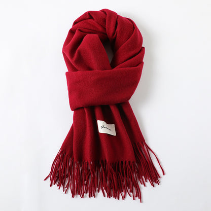 Soft Cashmere-Blend Scarf – Elegant Travel Essential - The Dock Drop