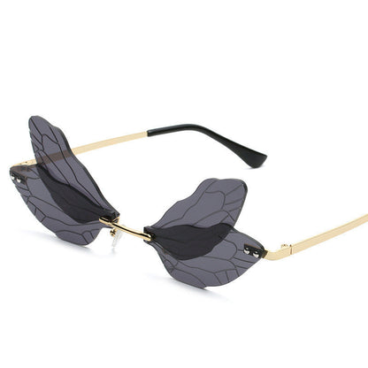 Teen Butterfly Wing Sunglasses – Statement Frames, UV Protection - The Dock Drop