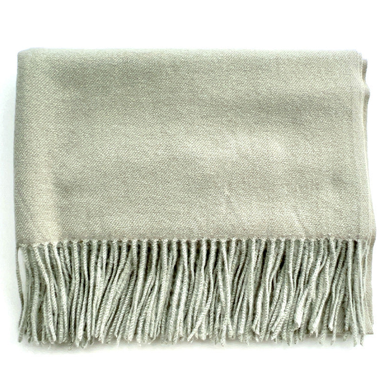 Soft Cashmere-Blend Scarf – Elegant Travel Essential - The Dock Drop