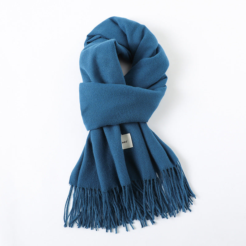 Soft Cashmere-Blend Scarf – Elegant Travel Essential - The Dock Drop