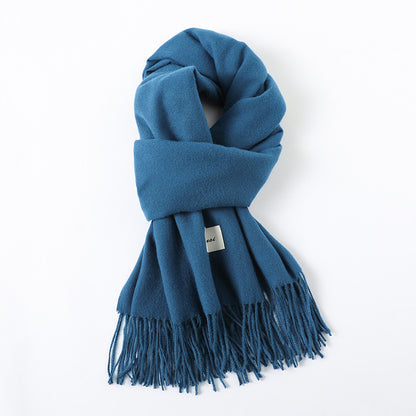 Soft Cashmere-Blend Scarf – Elegant Travel Essential - The Dock Drop