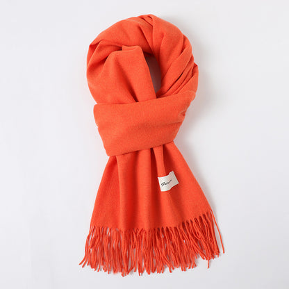 Soft Cashmere-Blend Scarf – Elegant Travel Essential - The Dock Drop