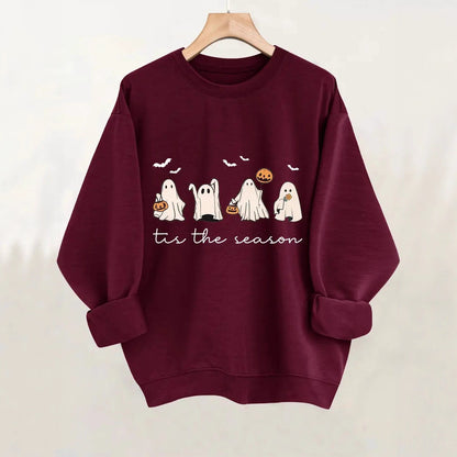 Women’s Crewneck Sweatshirt – Long Sleeve Pullover, Graphic Print - The Dock Drop