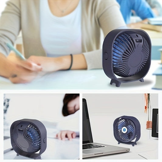 Rechargeable Mini Desktop Fan – Quiet, Portable Breeze for Cabin & Deck - The Dock Drop