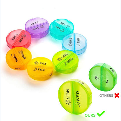 Chic Weekly Pill Organizer Case