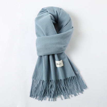Soft Cashmere-Blend Scarf – Elegant Travel Essential - The Dock Drop