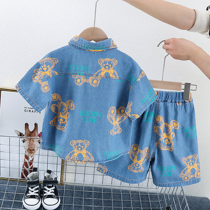 Little Captain’s Denim Set