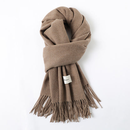 Soft Cashmere-Blend Scarf – Elegant Travel Essential - The Dock Drop
