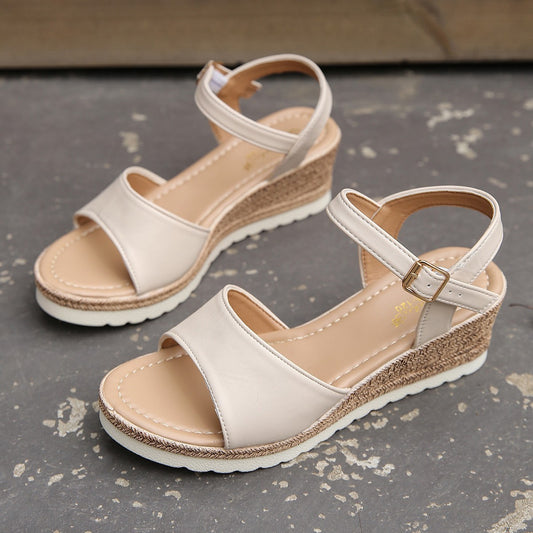 Coastal Breeze Espadrille Wedge Sandals - The Dock Drop