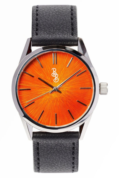 Orange Sunburst Watch - The Dock Drop