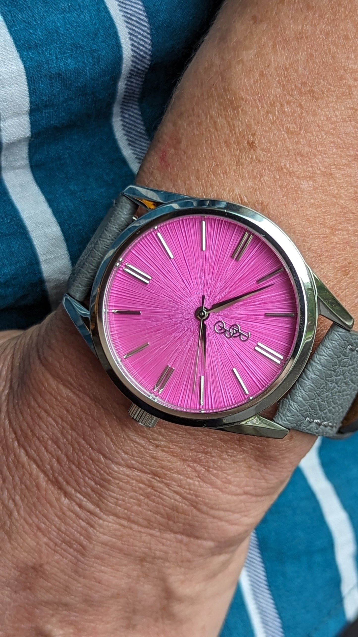 Pink Sunburst Watch - The Dock Drop