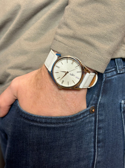 White Sunburst Watch - The Dock Drop