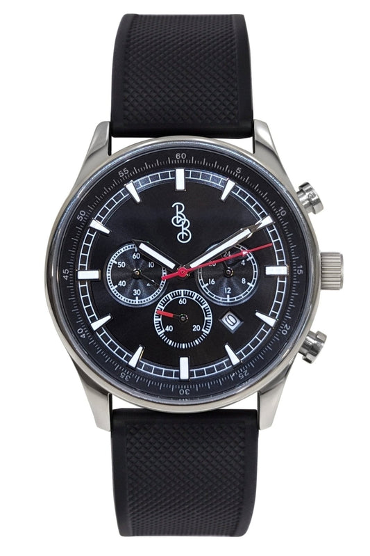 Black Sport Chronograph - The Dock Drop