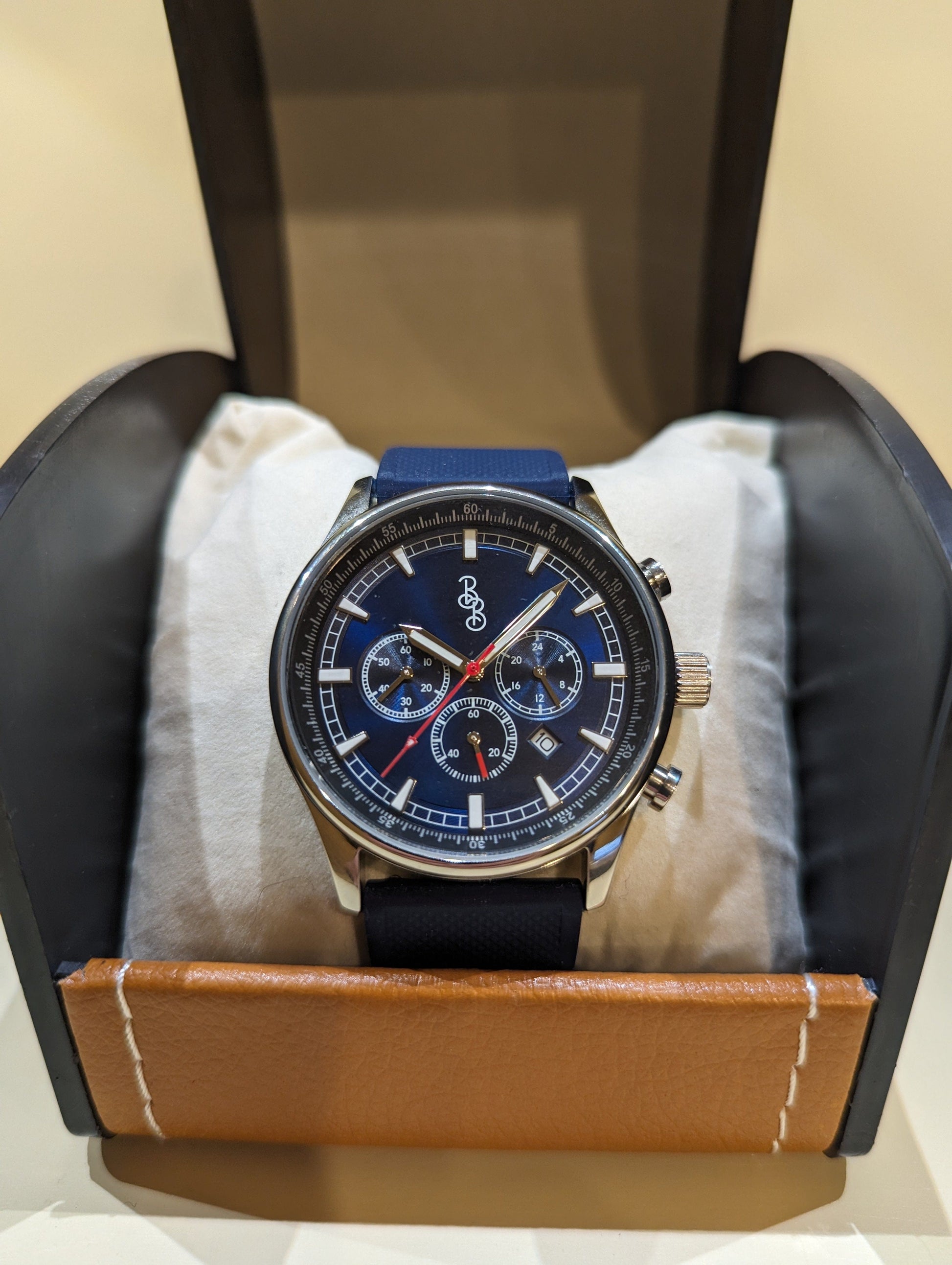Blue Sport Chronograph - The Dock Drop