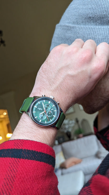 Green Sport Chronograph - The Dock Drop