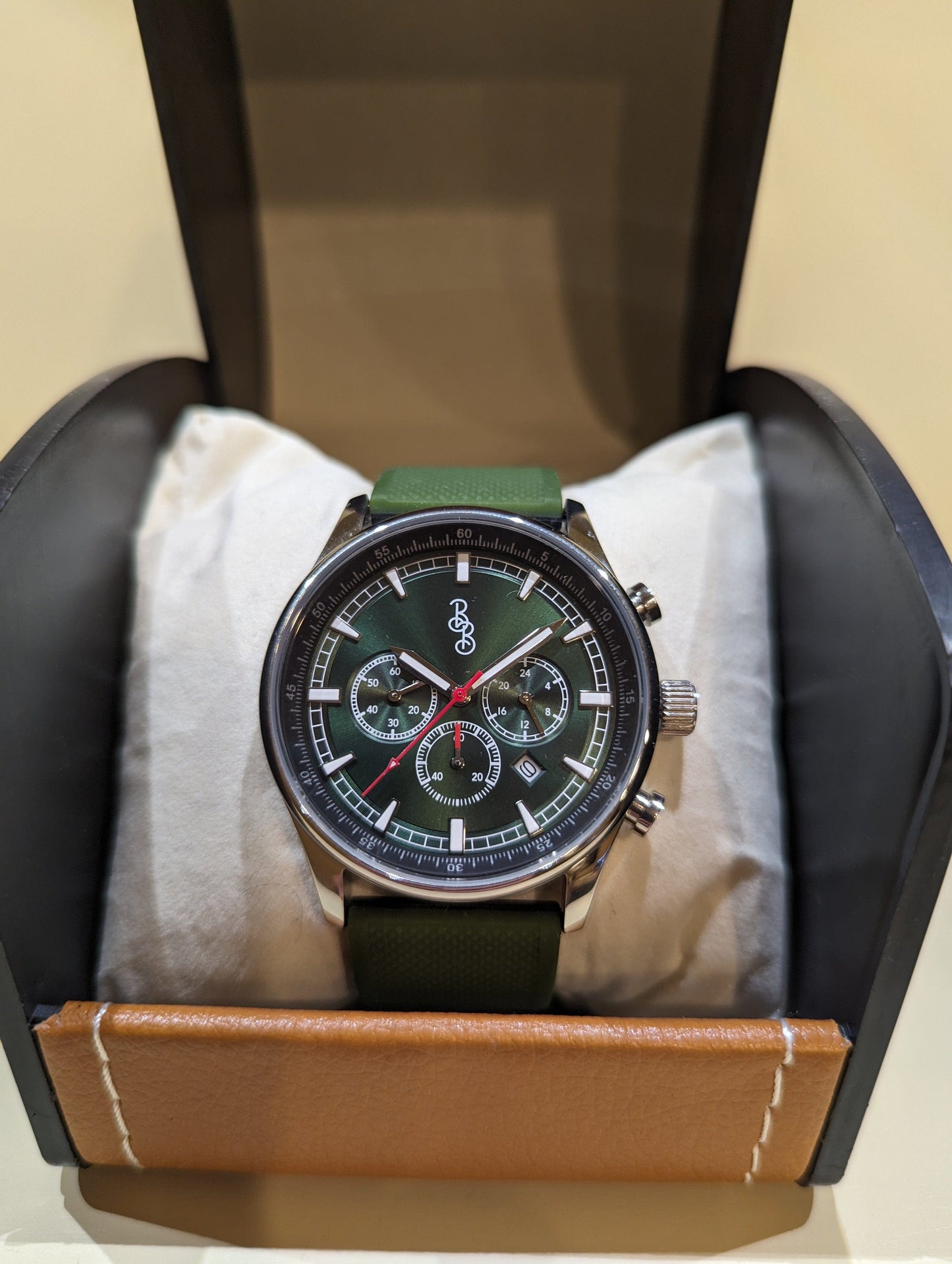 Green Sport Chronograph - The Dock Drop