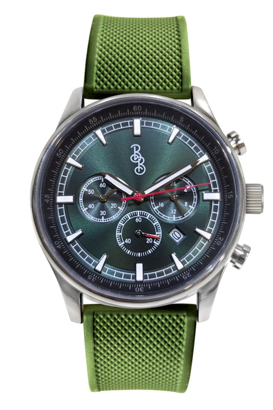 Green Sport Chronograph - The Dock Drop