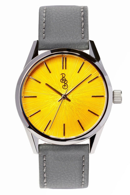 Yellow Sunburst Watch - The Dock Drop