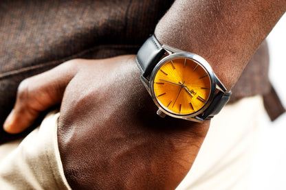Yellow Sunburst Watch - The Dock Drop