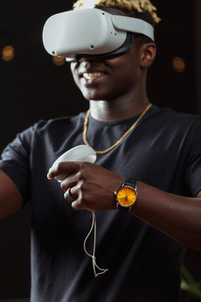 Yellow Sunburst Watch - The Dock Drop