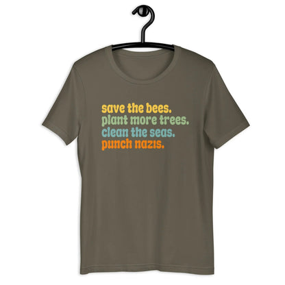 Bees, Trees & Seas Rhyme Unisex T-Shirt