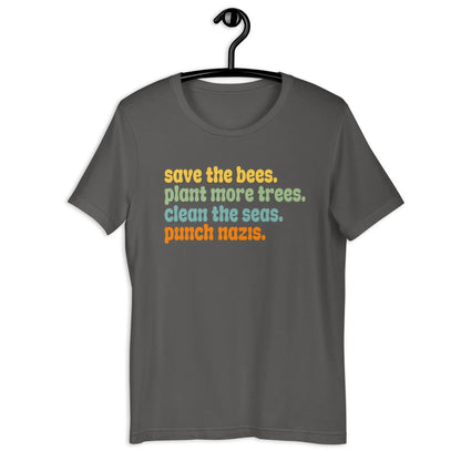 Bees, Trees & Seas Rhyme Unisex T-Shirt