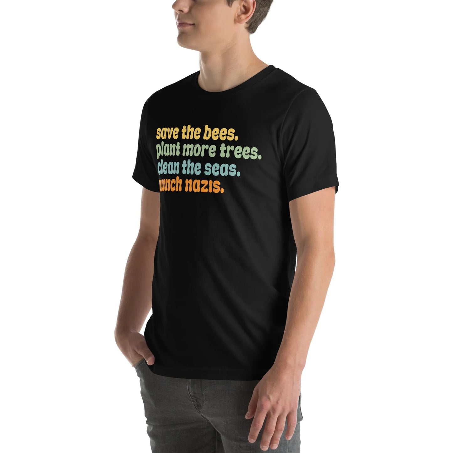 Bees, Trees & Seas Rhyme Unisex T-Shirt - The Dock Drop