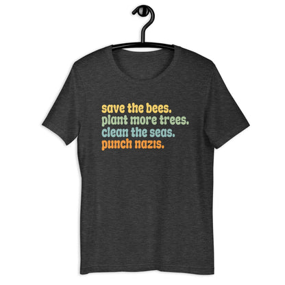Bees, Trees & Seas Rhyme Unisex T-Shirt