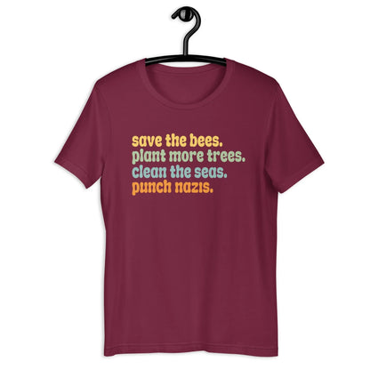Bees, Trees & Seas Rhyme Unisex T-Shirt