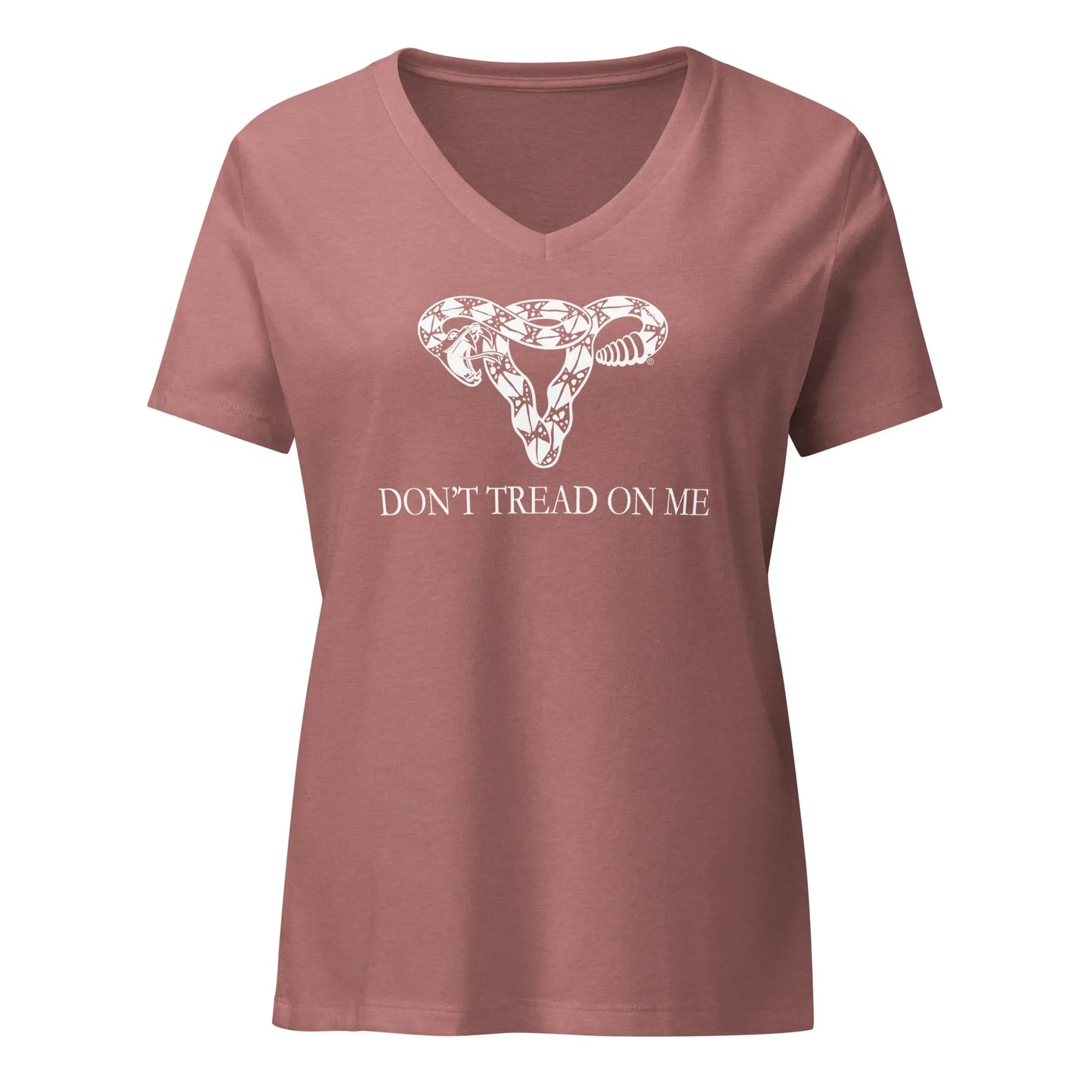 Don’t Tread On Me Uterus V-Neck - The Dock Drop