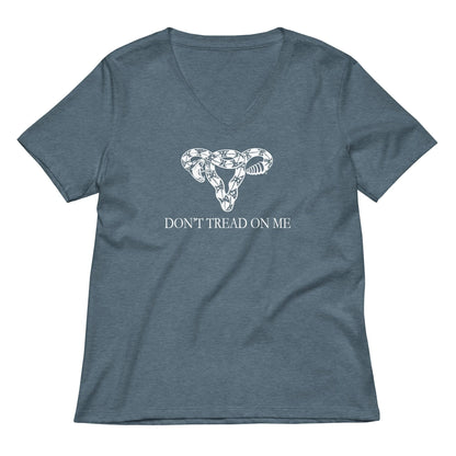 Don’t Tread On Me Uterus V-Neck - The Dock Drop