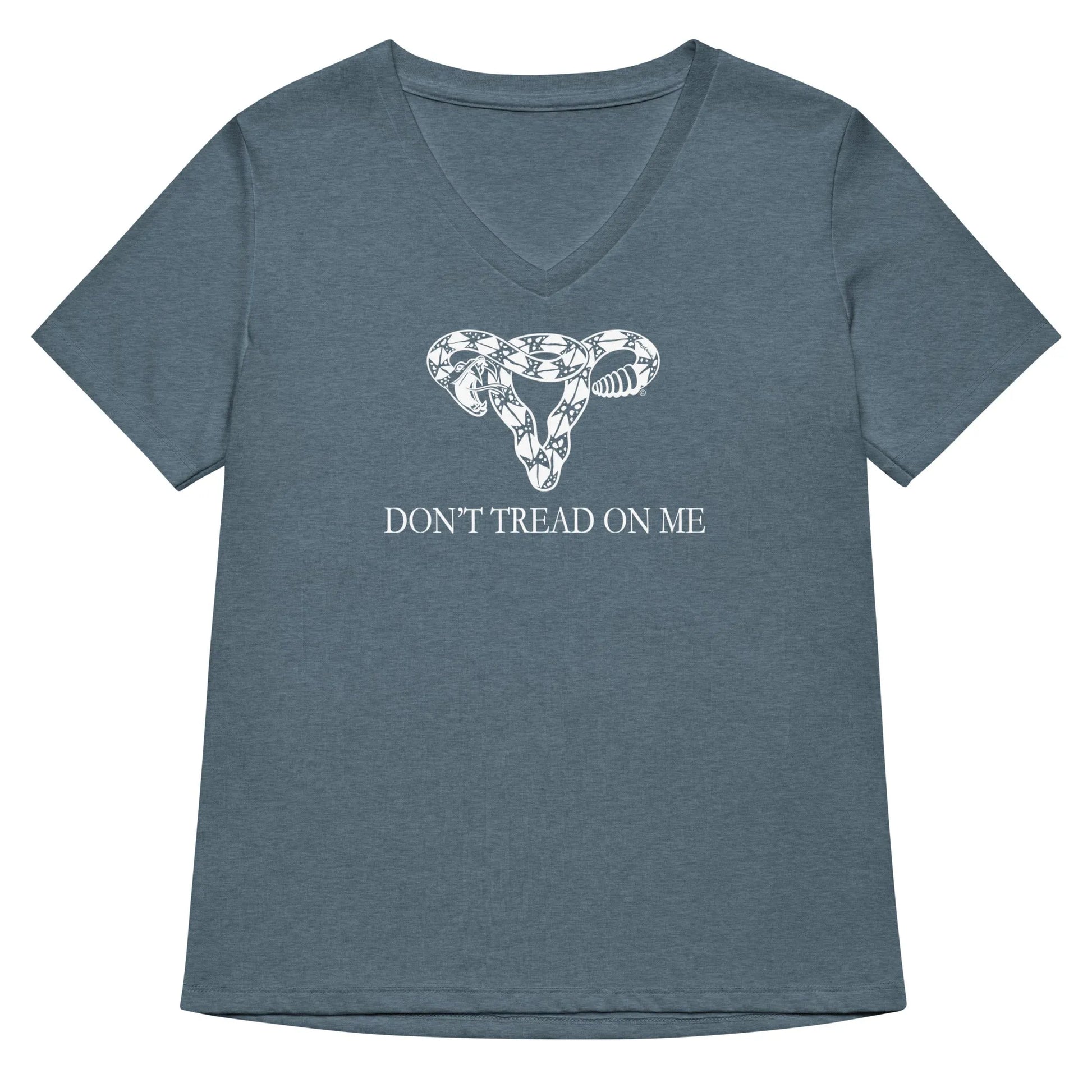 Don’t Tread On Me Uterus V-Neck - The Dock Drop