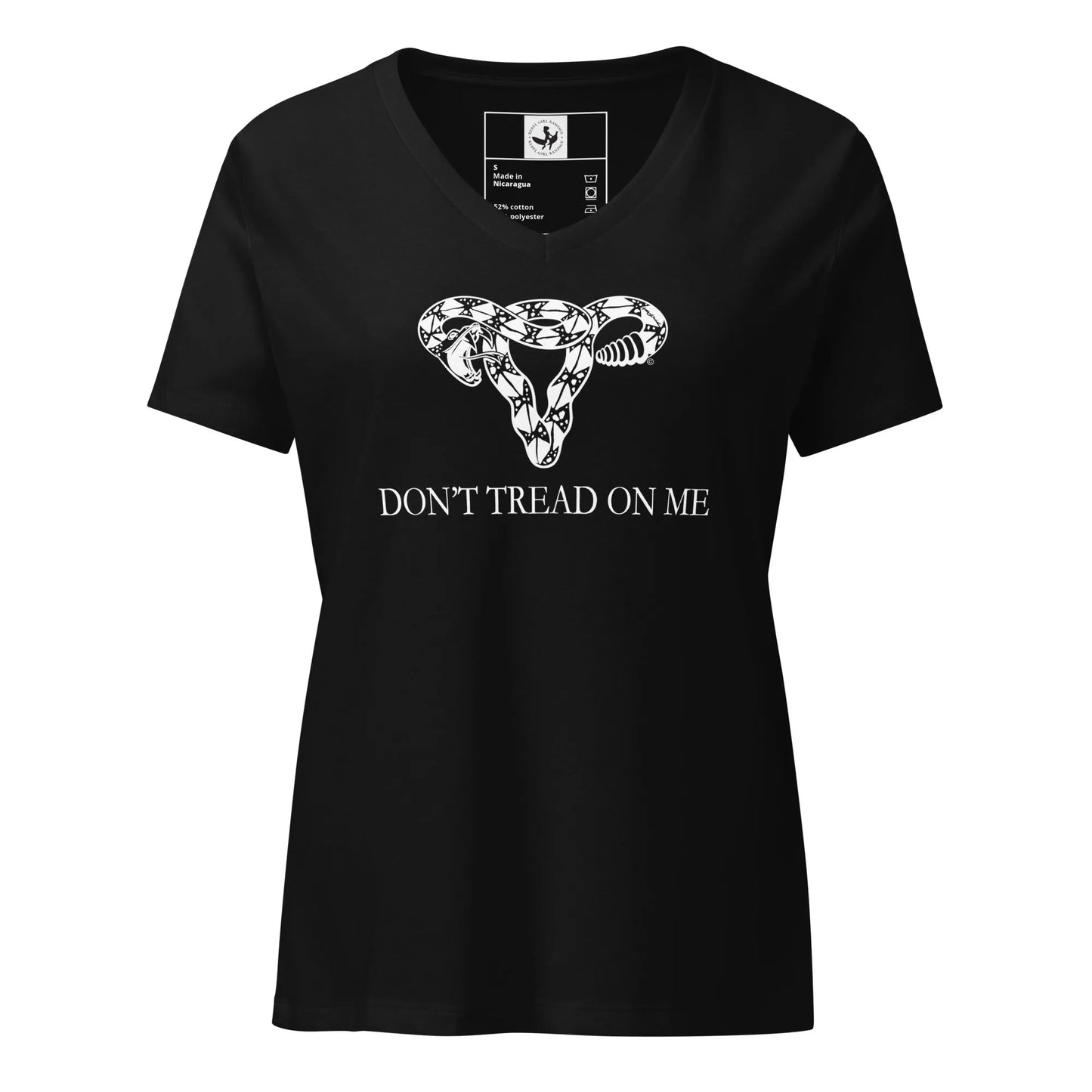 Don’t Tread On Me Uterus V-Neck - The Dock Drop