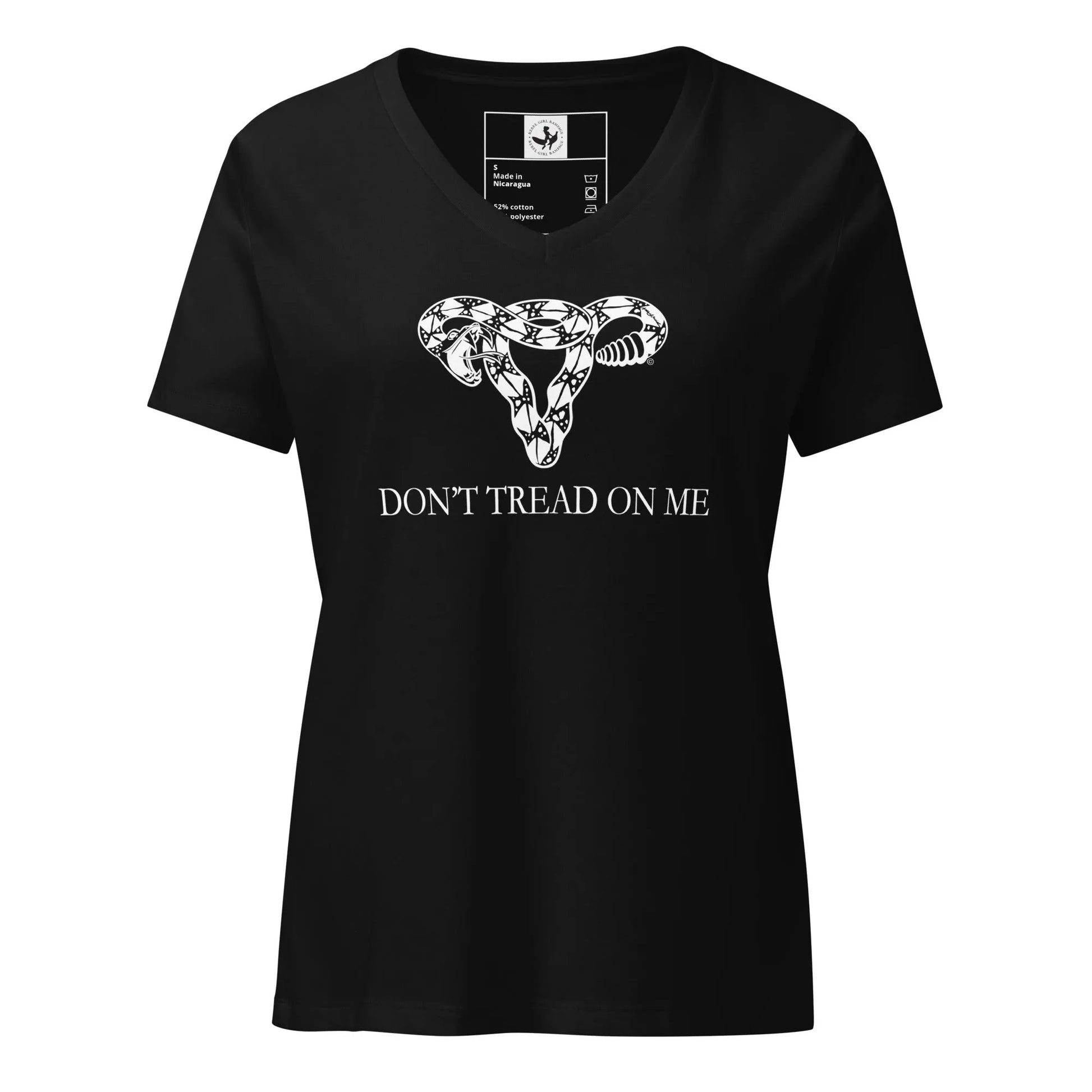 Don’t Tread On Me Uterus V-Neck - The Dock Drop