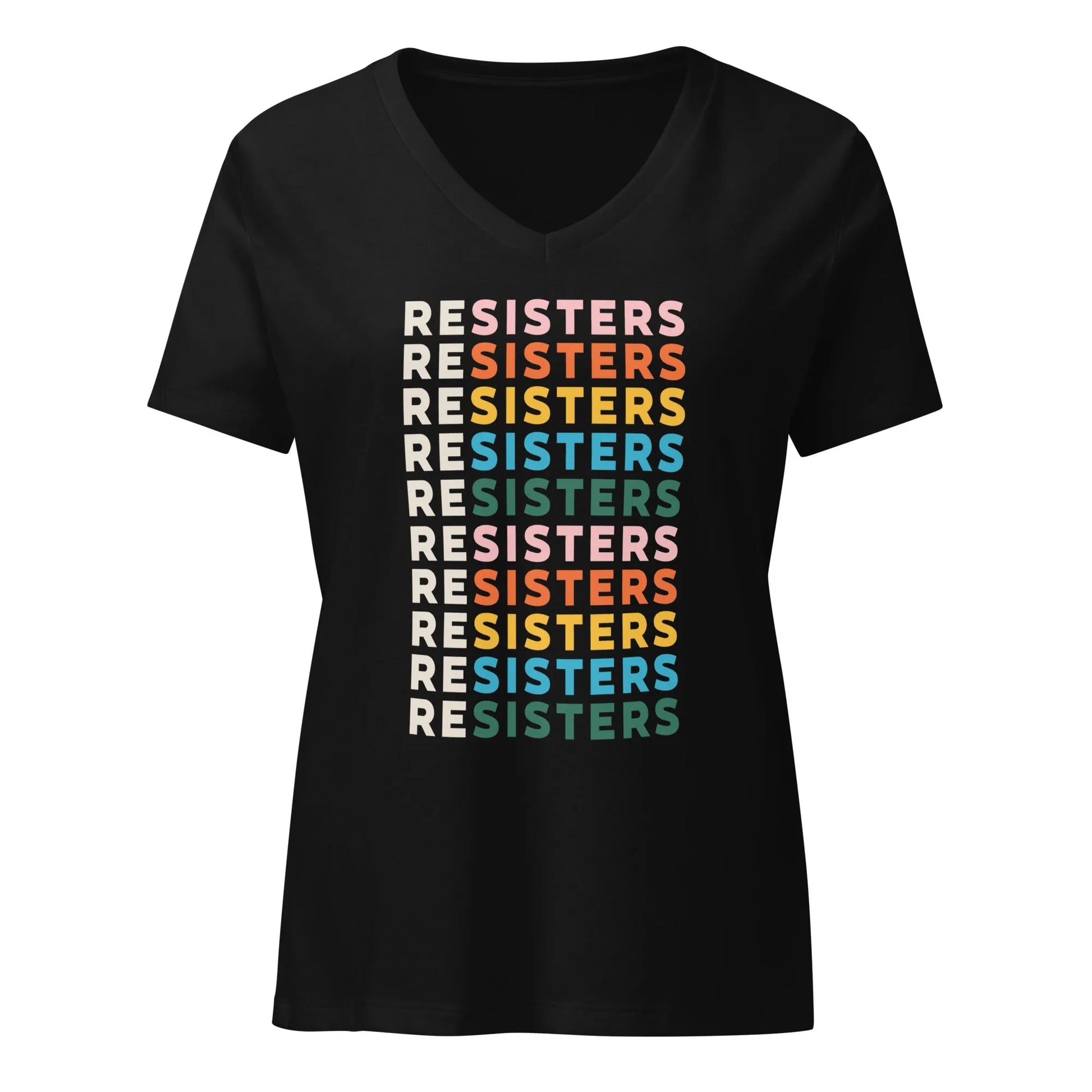 reSisters Women’s V-Neck T-Shirt - The Dock Drop