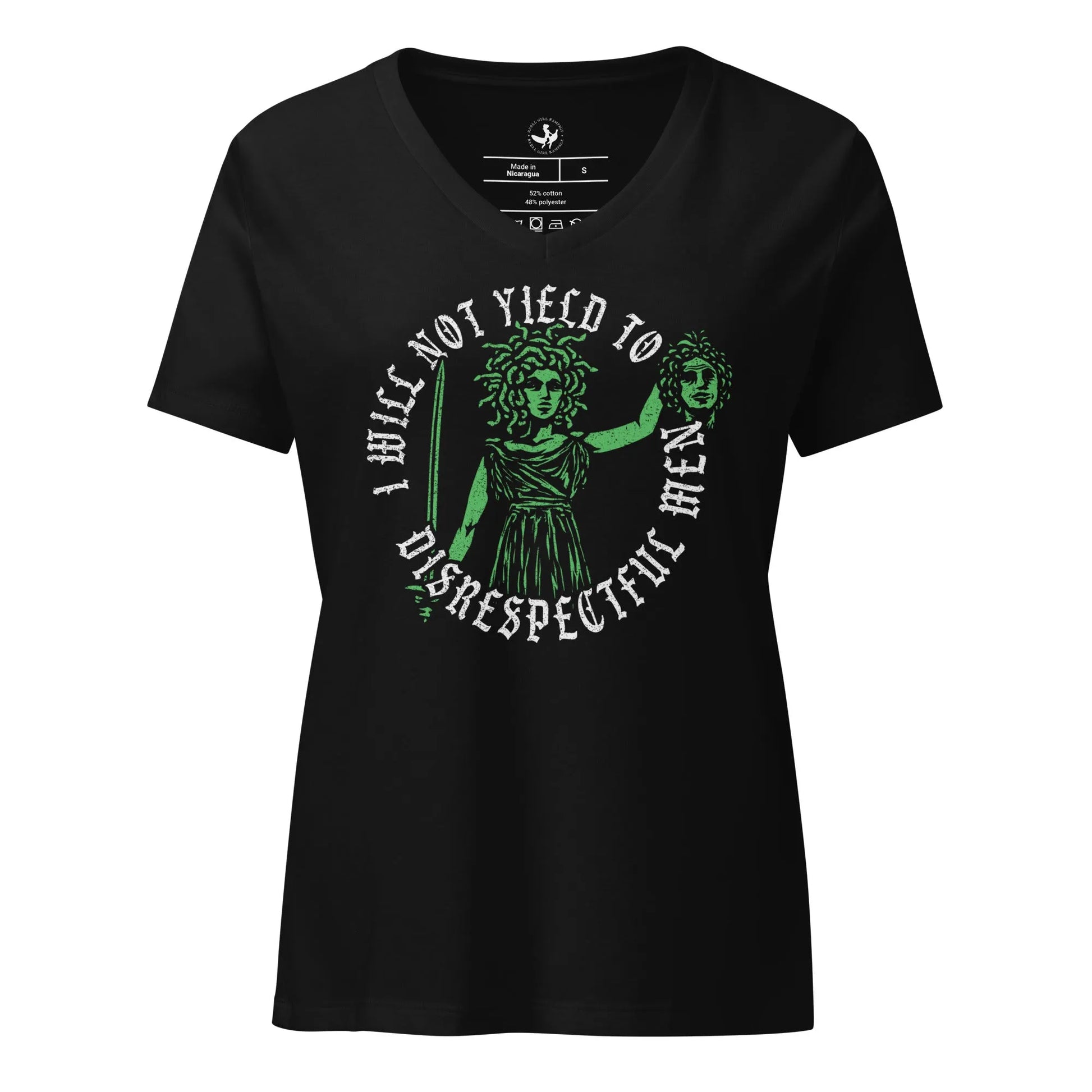 Will Not Yield V-Neck T-Shirt - The Dock Drop