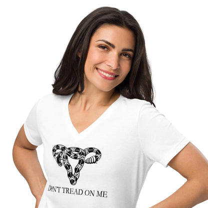 Don’t Tread On Me Uterus V-Neck - The Dock Drop