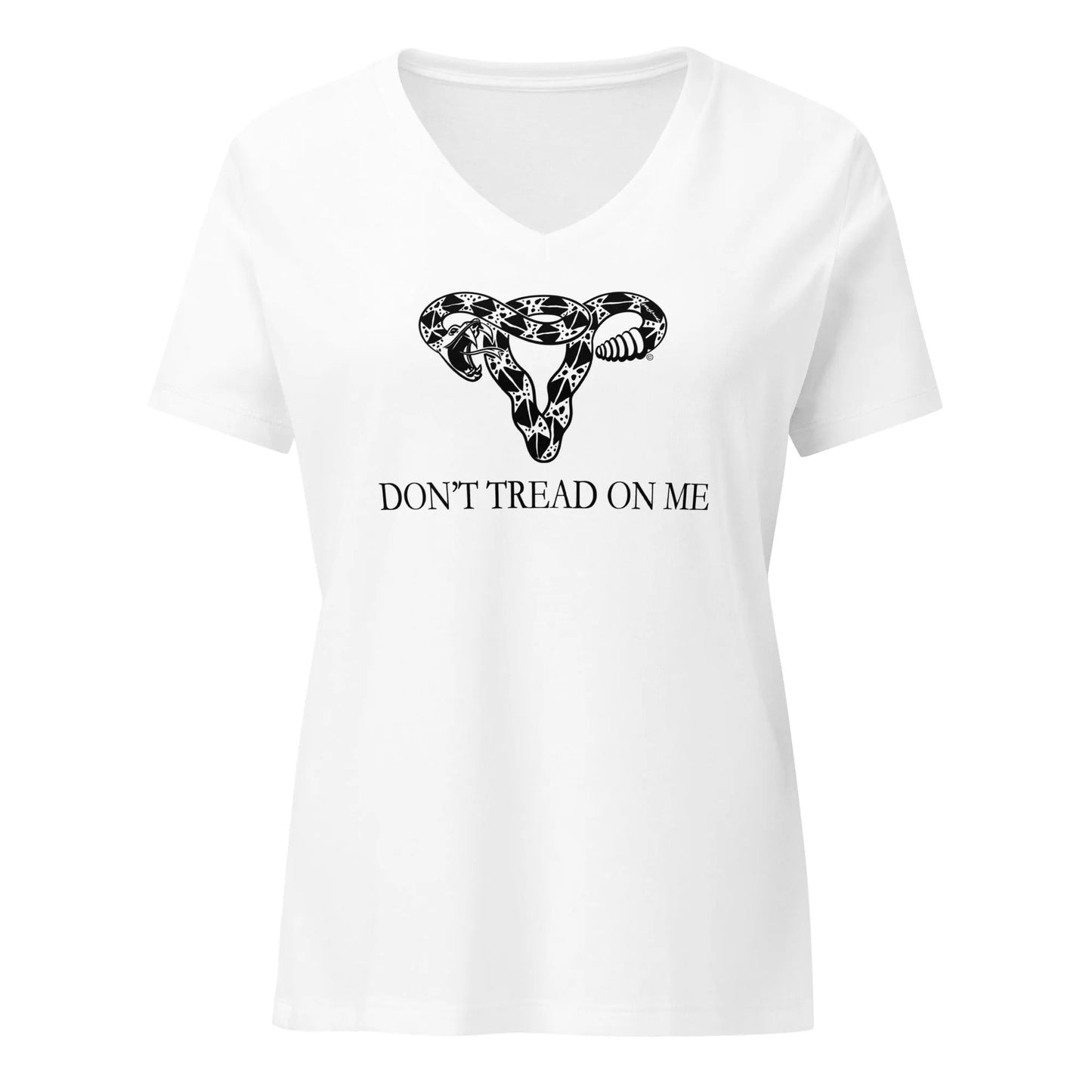 Don’t Tread On Me Uterus V-Neck - The Dock Drop